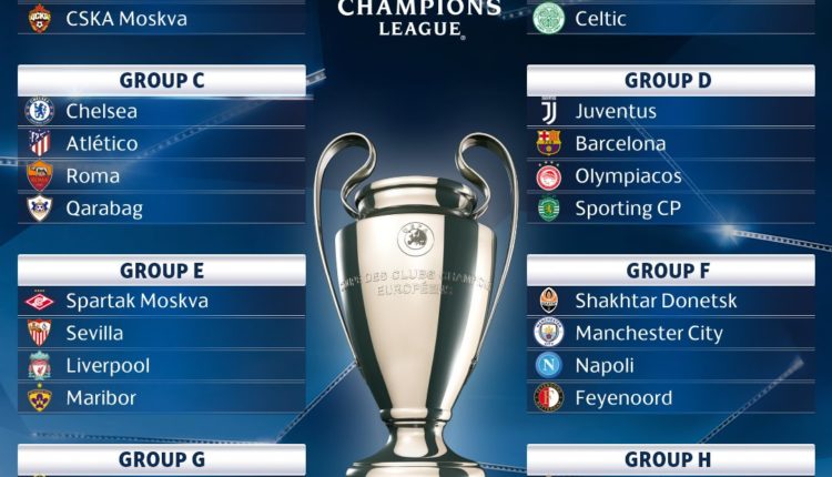 Jadwal Fase Grup Liga Champions
